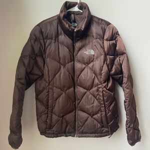 North Face 550 Aconcagua Brown Down Jacket Medium